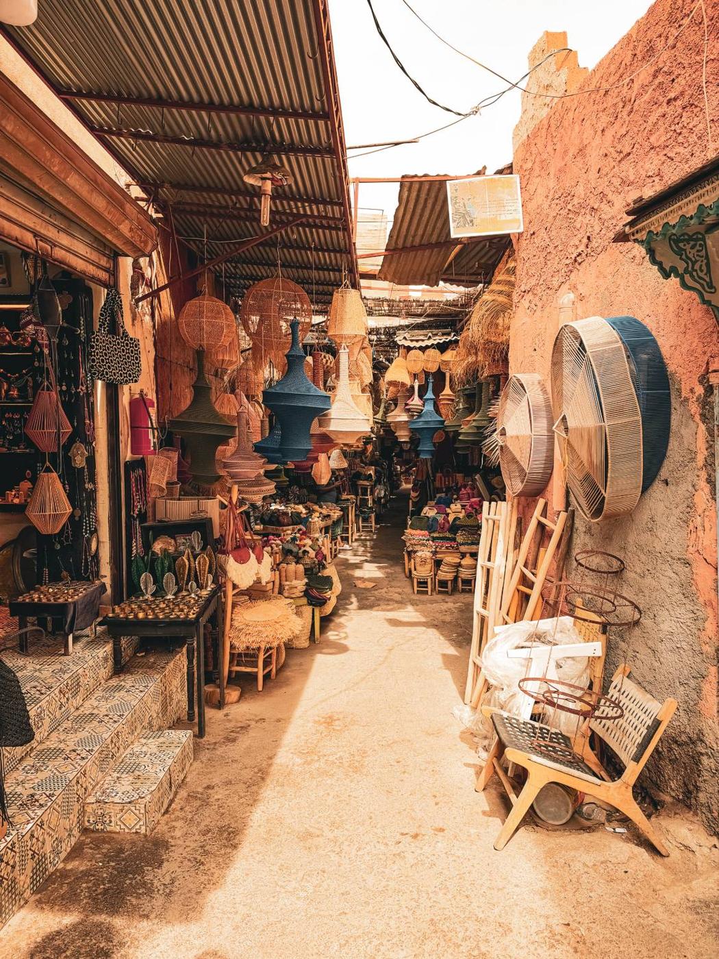 Souks in Marrakesch